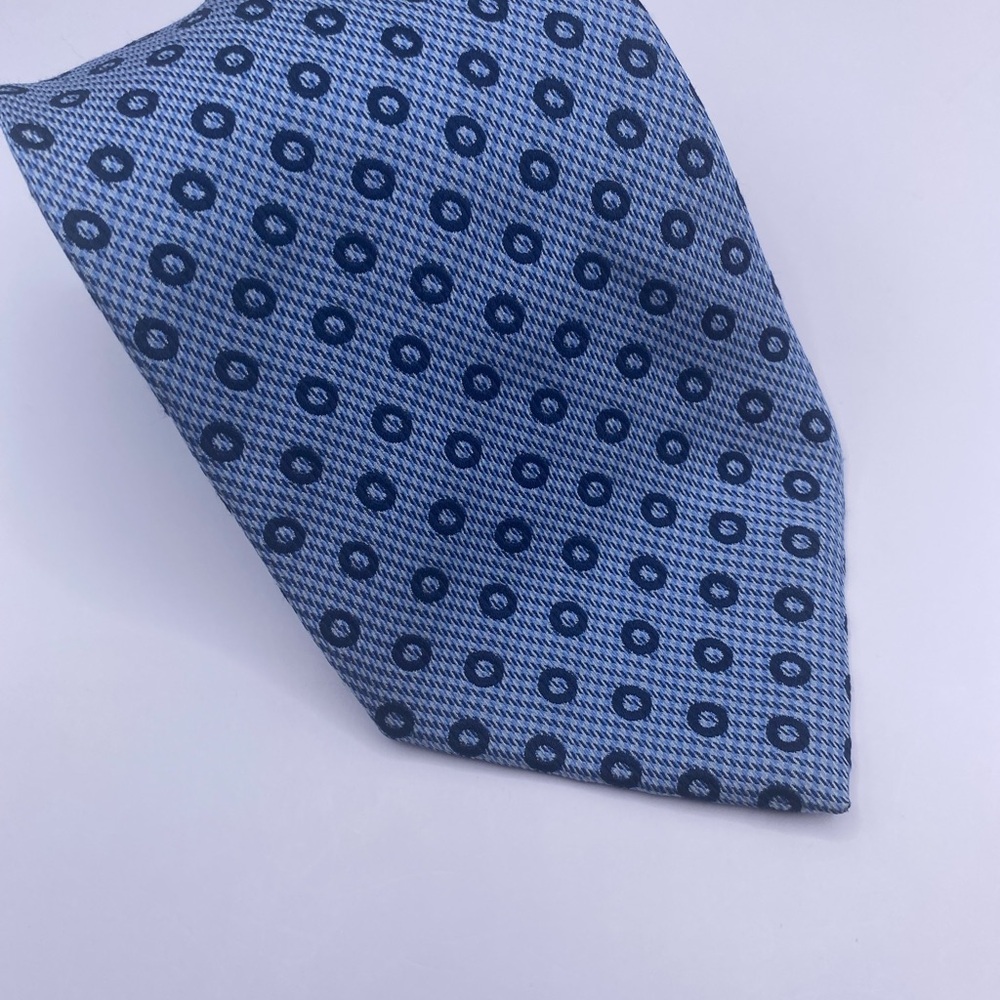 Takashimaya Blue Geometric Men's Tie
